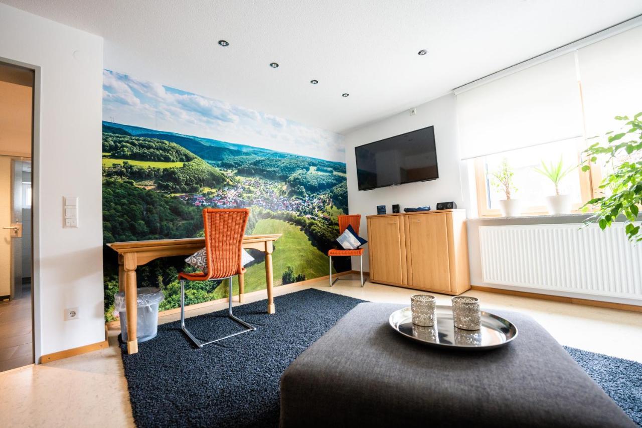 Laendliche 2-Zimmer Wohnung Бад-Дитценбах Экстерьер фото